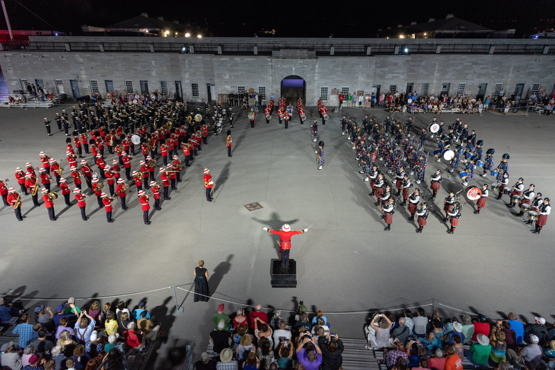 Illustration for article titled Select Pictures from the 2019 Fort Henry Tattoo